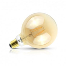 Ampoule E27 Globe filament G125 LED 8W - 2700K - IP20