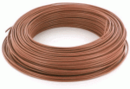 Câble H07 VU 1,5mm  MARRON - Bobine de 100,00m