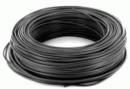 Câble H07 VU 1,5mm  NOIR - Bobine de 100,00m