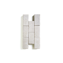 Pavé Béton NON Tambouriné AVEC chanfrein 22x11x5cm Couleur GRIS