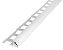 Chant 1/4 de rond fermé PVC Blanc - 10mm x 2,50m profil pour carrelage