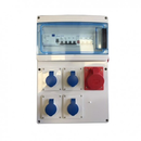 Coffret de chantier 4PC 2P+T 230V 16A + 1PC 3P+N+T 400V 32A