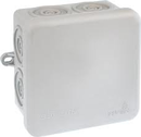 Boîte de dérivation carrée GRIS 80x80x45mm - IP55