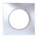 SQUARE Plaque de finition 1 Poste - SILVER