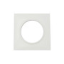 DOOXIE Plaque de finition - BLANC 1 POSTE