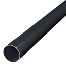 Tuyau de descente PVC manchonné MEP D.80mm - Ep.1,5mm en 2,80m NOIR