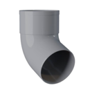 Coude MEP pvc Mâle/Femelle 67  GRIS - D.80mm