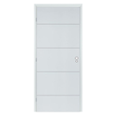 Bloc porte KETCH prepeint alvéolaire - 83 x 204 - POUSSANT GAUCHE - Huis.90
