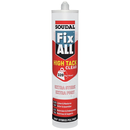 Mastic-colle Hybrides SMX polymères Fix all - HIGH TACK CLEAR - 290ML
