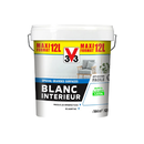 Peinture 12L blanc SATIN mur et plafond