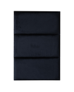 Coussin mural velour NOIR Rectangle 30 x 60 x 3,5cm