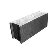 Bloc EPAISSEUR 10cm béton PLEIN HAUTEUR 20cm - LONGUEUR 50cm - 80/PLT