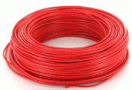 Câble H07 VU 1,5mm  ROUGE - Bobine de 100,00m