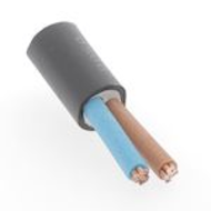 Câble R2V CU 2x10mm² - À la coupe