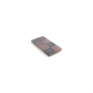 Pavé Béton IN-LINE 20x20x6cm Couleur AUTOMNE (Nuance de Rouge/Noir)