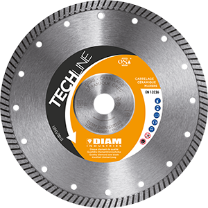 Disque diamant Carrelage FC80 -  125 x 1,4 - Alésage 22.23mm