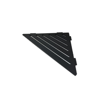 Tablette d'angle Triangulaire TI-SHELF Line LM1 Aluminium NOIR MAT 9011