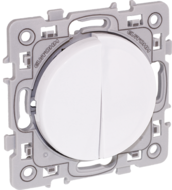 SQUARE Va et Vient + Poussoir - BLANC