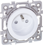 SQUARE Prise de courant 2P+Terre - BLANC