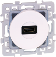 SQUARE Prise HDMI - BLANC