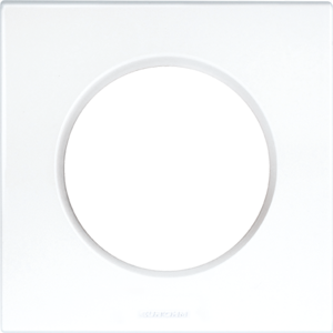 SQUARE Plaque de finition BLANC 1 Poste