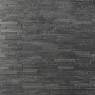 SLIMSTONE NOIR Plaquette de Parement Quartzite Intérieur