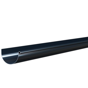 Gouttiere demi-ronde MEP en 4m ANTHRACITE - Développé de 25cm