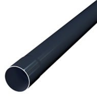Tuyau de descente PVC manchonné MEP D.80mm - Ep.1,5mm en 4m ANTHRACITE