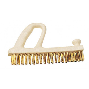 Brosse-rabot acier dur, manche blanc