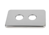 Plaque de finition INOX - ENTRAXE 55mm Pour KIT de fixation mural SERTIFIX