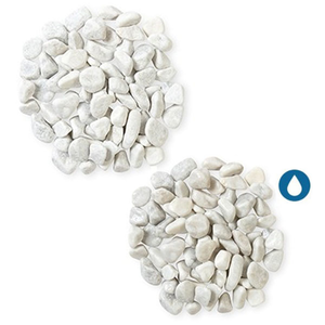 Sac de Graviers Marbre 15/25 - 25kg ROULÉ BLANC - 48/PLT - 49000