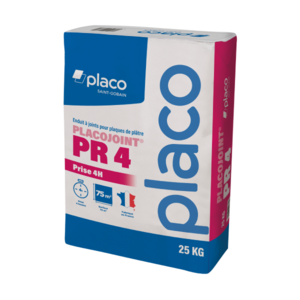Sac d'enduit PLACOJOINT PR4 - 25kg Prise rapide 4H