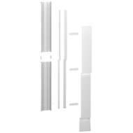 GTL - kit goulotte 13M - 2 parties 1 Rangée 13 modules nu RESI9