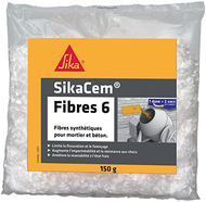 Fibres pour enduits et mortiers 150g 1 DOSE POUR 2 SACS DE CIMENT