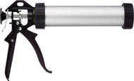 Pistolet à cartouche mastic silicone 400ml - Type pro fermé - GRIS