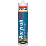 Mastic acrylique pour peinture GRIS Acryrub F4 - 300ML