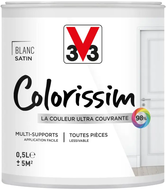 Colorissim finition SATIN - 0,5L -V33 Couleur GRIS BETON - MULTI-SUPPORTS