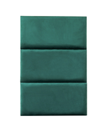 Coussin mural velour VERT SAPIN Rectangle 30 x 60 x 3,5cm