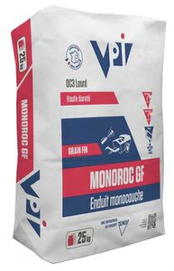 Enduit monocouche lourd MONOROC - 25kg VERT ARGILE
