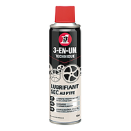 Aérosol lubrifiant sec au téflon non gras - 250ml